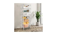 Slickblue 8-Tier Wire Shelving Unit for Versatile Storage and Organization in Home or Garage