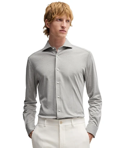 Boss by Hugo Boss Men's Slim-Fit Cotton-Blend Shirt