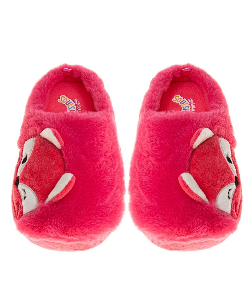 Squishmallows Little and Big Girls Fifi the Fox House Slippers