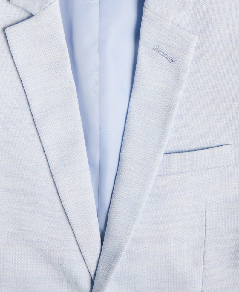 Calvin Klein Big Boys Slim Fit Stretch Ocean Sharkskin Jacket