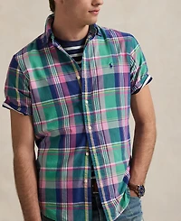 Polo Ralph Lauren Men's Classic-Fit Yarn-Dyed Plaid Cotton Oxford Button-Down Shirt