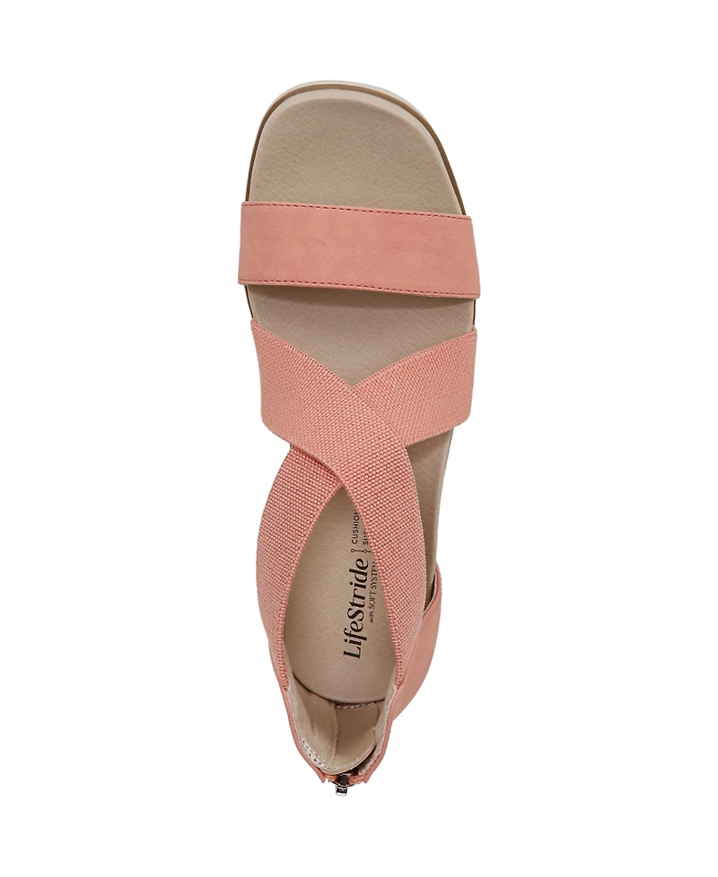 LifeStride Women's Giselle Sport Platfform Sandals