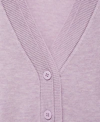 Mango Women's V-Neck Knitted Cardigan