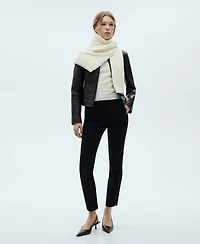 Mango Women's Crop Skinny Pants