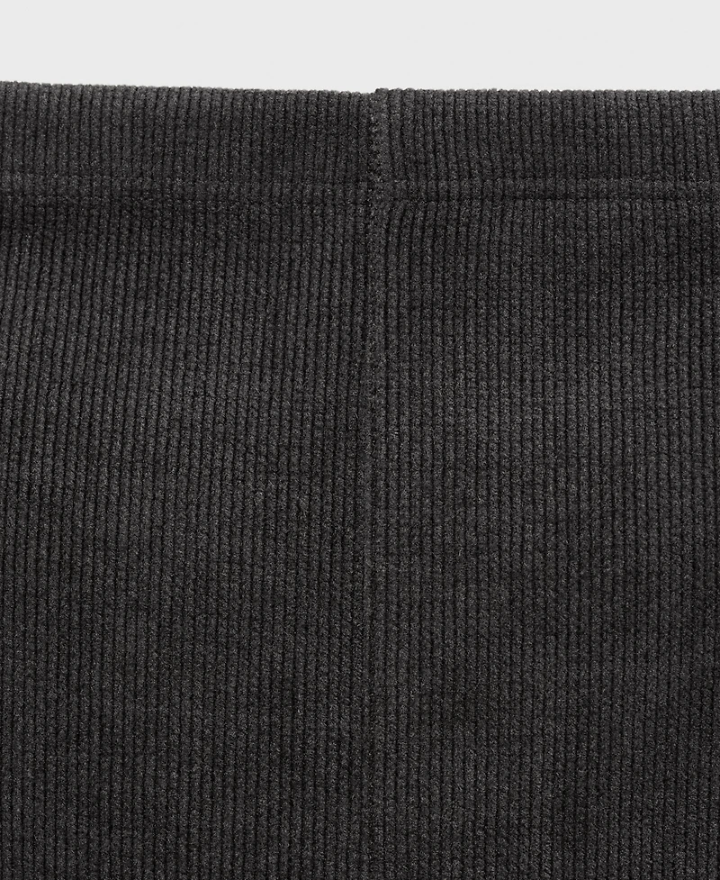 Mango Women's Elastic Waist Corduroy Pants