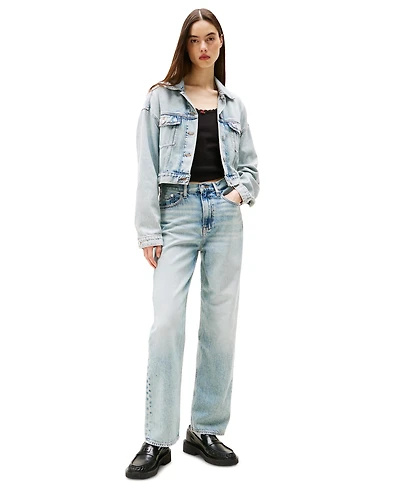 Tommy Jeans Women's Layla High-Rise Slim Straight