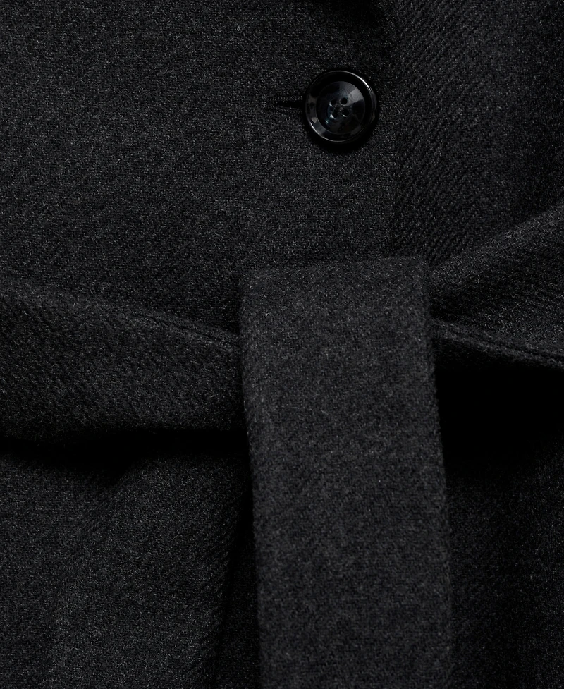 Mango Women's Belted Woolen Coat