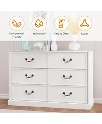 gaomon Dresser for Bedroom with 6 Drawers