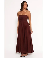 Petal and Pup Women's Kayt Strapless Dress - Butter Yellow