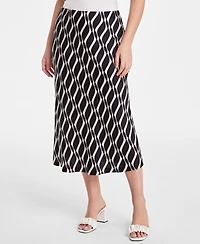 On 34th Women's Printed Midi Slip Skirt, Exclusively at Macy's