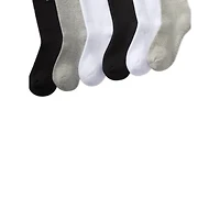 Polo Ralph Lauren Little & Big Boys Solid Crew Socks, 6-Pack