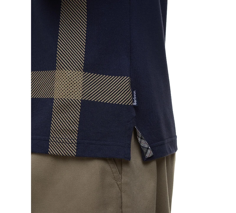 Barbour Men's Blaine Oversized Tartan-Print Polo