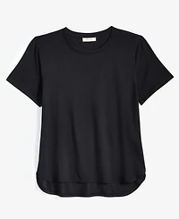 On 34th Women's Hi-Low Square Hem Tee