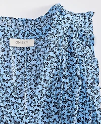 On 34th Women's Ruffled V-Neck Sleeveless Top, Exclusively at Macy's