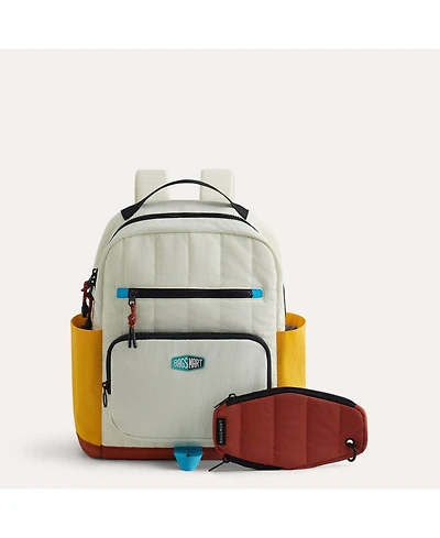 Bagsmart Walker 14L Featherlight Color Block Kids Backpack with Pencil Case