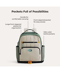 Bagsmart Walker 14L Featherlight Color Block Kids Backpack with Pencil Case