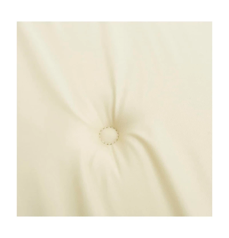 Garden Chair Cushions 6 pcs Cream 15.7"x15.7"x1.6" Oxford Fabric