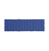 Sun Lounger Cushion Royal Blue 78.7"x23.6"x1.2" Oxford Fabric