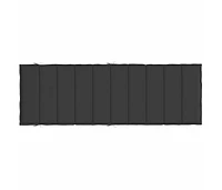 vidaXL Sun Lounger Cushion Black 73.2"x22.8"x1.2" Oxford Fabric