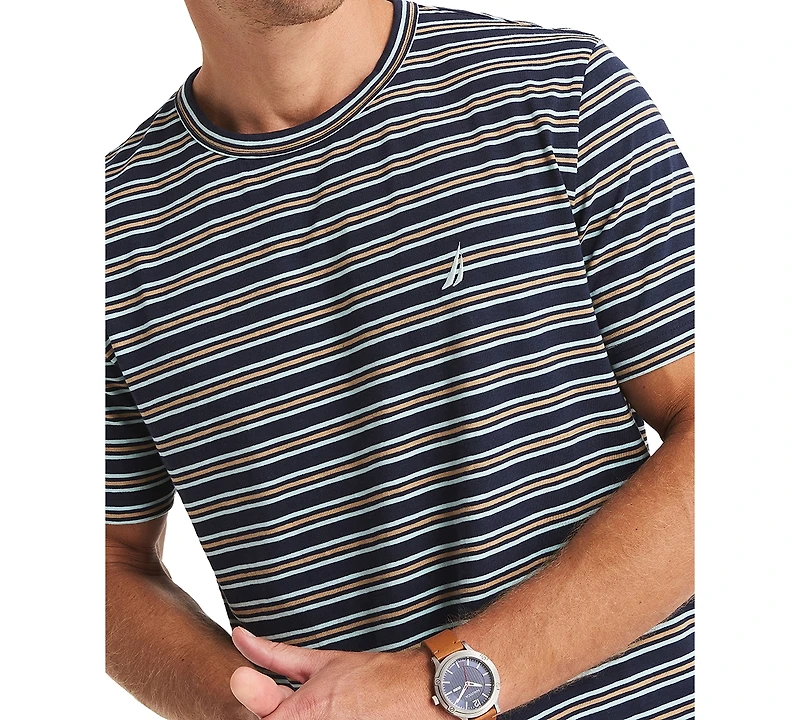 Nautica Men's Striped Crewneck T-Shirt
