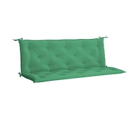 Garden Bench Cushion Green 59.1"x(19.7"+19.7")x2.8" Oxford Fabric