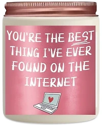 Lovery "You're The Best" Vanilla Scented Soy Wax Candle, 10 oz.
