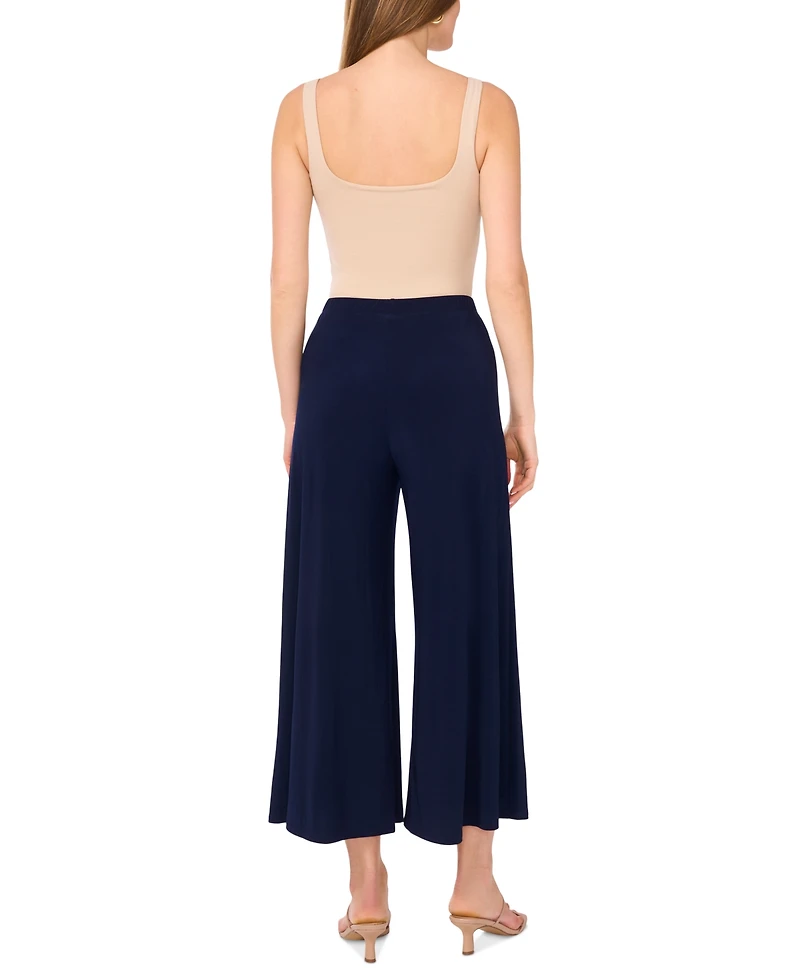 Vince Camuto Women's Pull On Wide Leg Ankle Pants