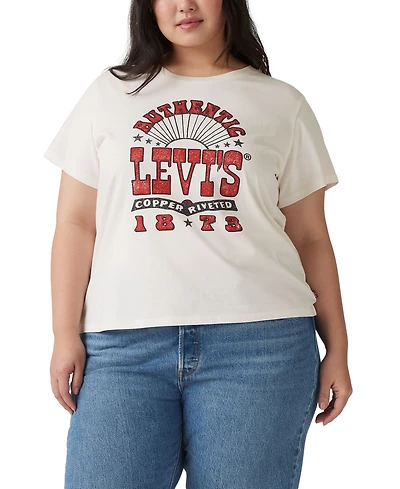 Levi's Plus Perfect Cotton Logo Short-Sleeve T-Shirt
