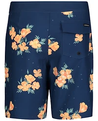 Quiksilver Big Boys Island Floral Printed Water-Repellent Board Shorts