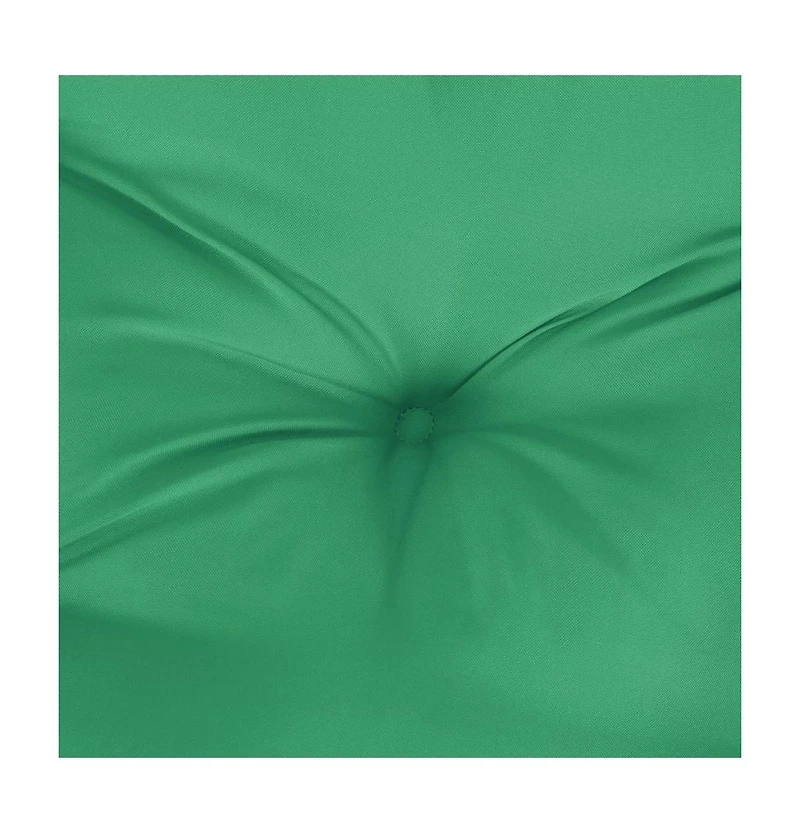 Chair Cushions 4 pcs 15.7"x15.7"x2.8" Oxford Fabric Green