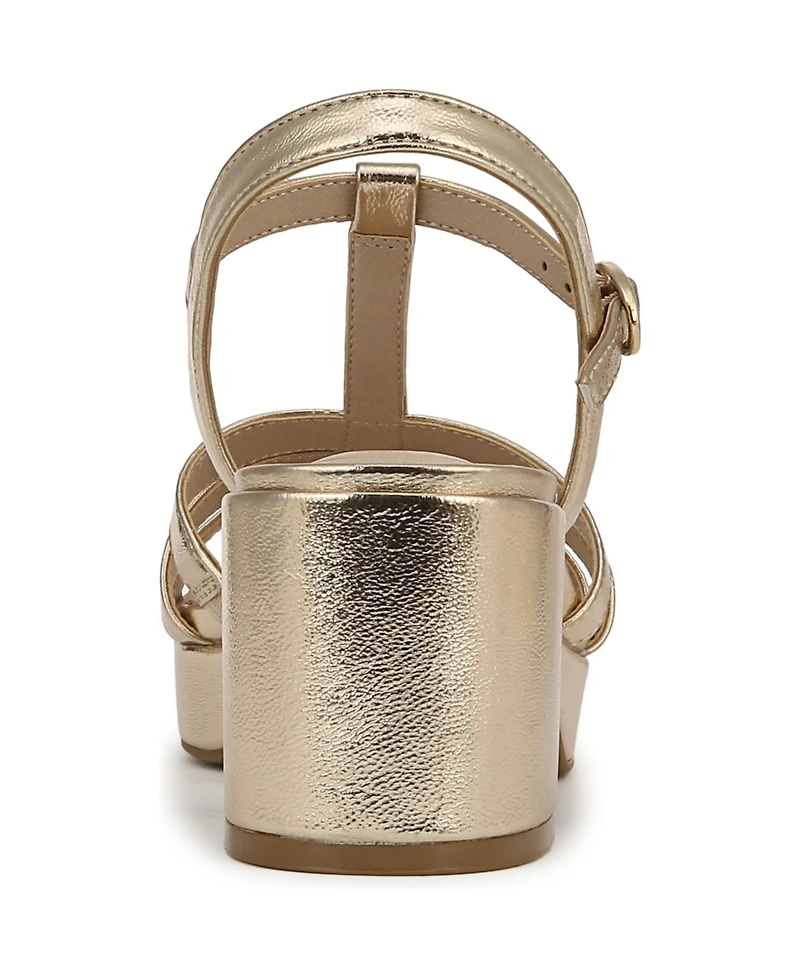 LifeStride Women's Rio Strappy Platform Block Heel Dress Sandals