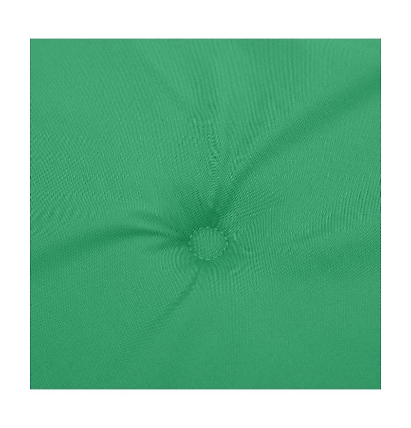 vidaXL Garden Highback Chair Cushions 6 pcs Green 47.2"x19.7"x1.2" Fabric