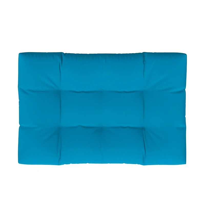 vidaXL Pallet Cushion Blue 47.2"x31.5"x4.7" Fabric