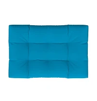 vidaXL Pallet Cushion Blue 47.2"x31.5"x4.7" Fabric