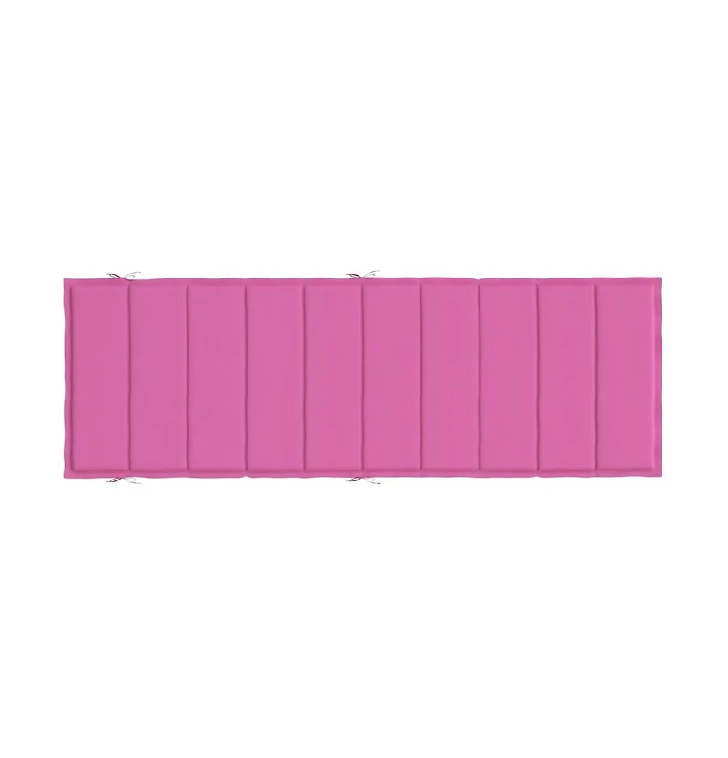 Sun Lounger Cushion Pink Oxford Fabric