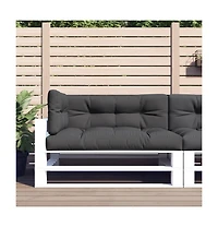 Pallet Cushions 3 pcs Anthracite Fabric