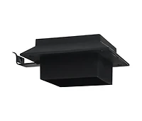 Outdoor Solar Lamps 6 pcs Led Square 4.7" Black