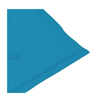 Deck Chair Cushion Blue (29.5"+41.3")x19.7"x1.6"