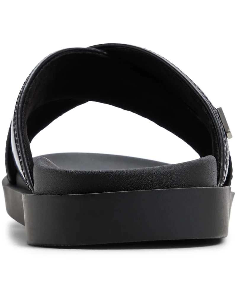 Aldo Men's Mario Leather Slip On Sandals