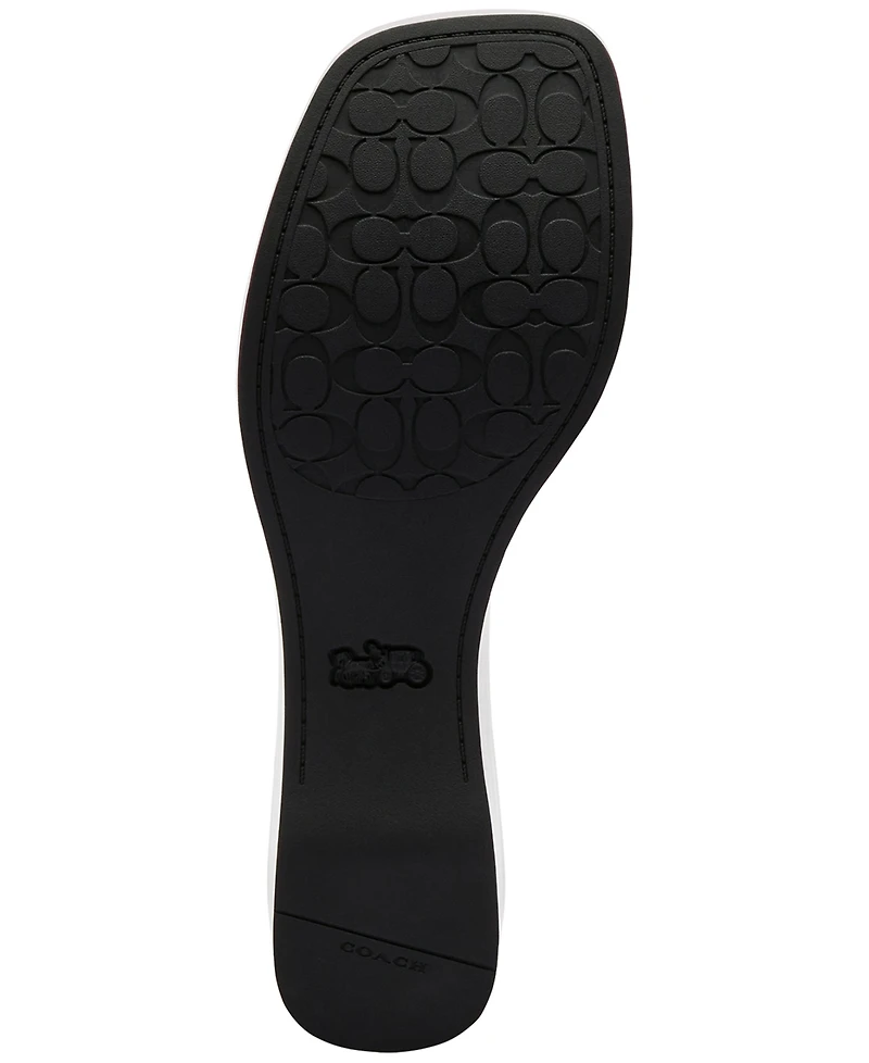 Coach Women's Ginny Leather Platform Sandals