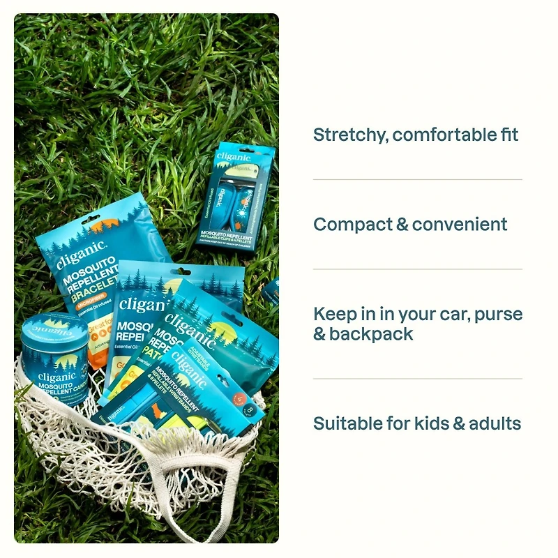 Mosquito Repellent Bracelets - Elastic - 1 Pack | 10 Count