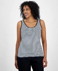 Style & Co Women's Pima Cotton Scoop-Neck Tank Top, Exclusively at Macy's