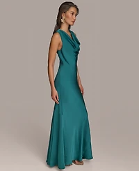 Donna Karan New York Women's Cowlneck Gown