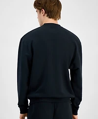Boss by Hugo Boss Men's David Relaxed-Fit Logo Embroidered Pajama Sweatshirt