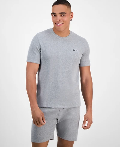 Boss by Hugo Men's Waffle-Knit Sleep T-Shirt