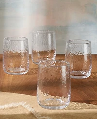 Oake Textured Double Old-Fashioned Glasses, Set of 4, Exclusively at Macy's