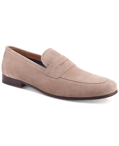 Bar Iii Men's Baldwinn Suede Penny Loafer, Exclusively at Macy's