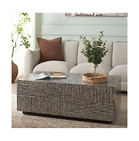 Safavieh Hamza Rectangular Prism Coffee