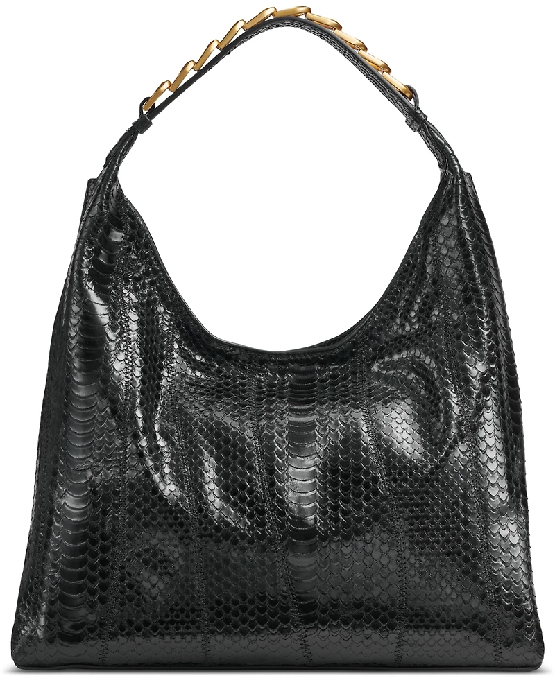 Donna Karan New York Bellmore Small Skipper Snake Shoulder with Bezel Strap