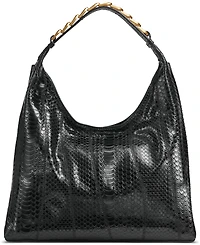 Donna Karan New York Bellmore Small Skipper Snake Shoulder with Bezel Strap